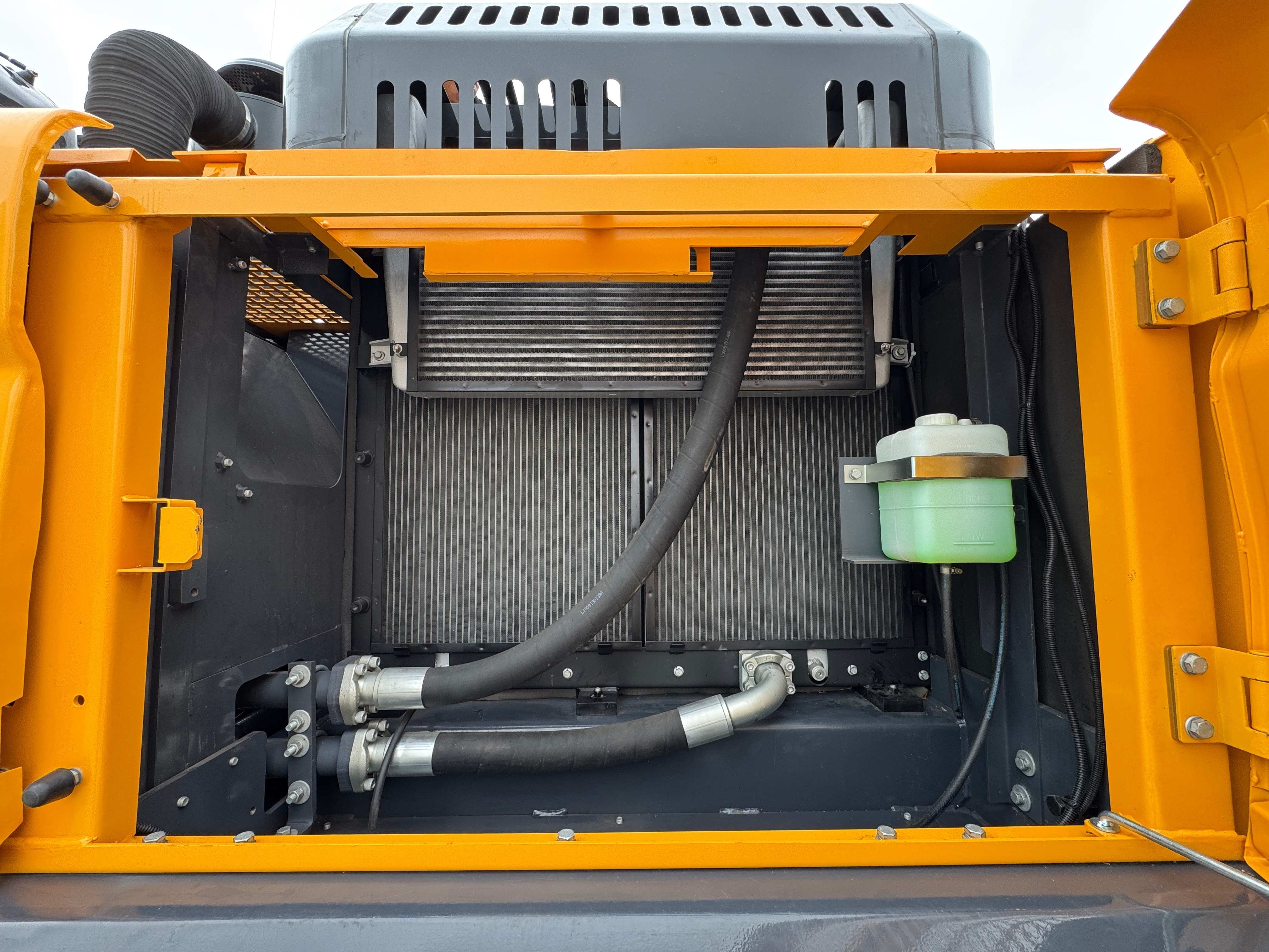 6-step temperature control method for excavators